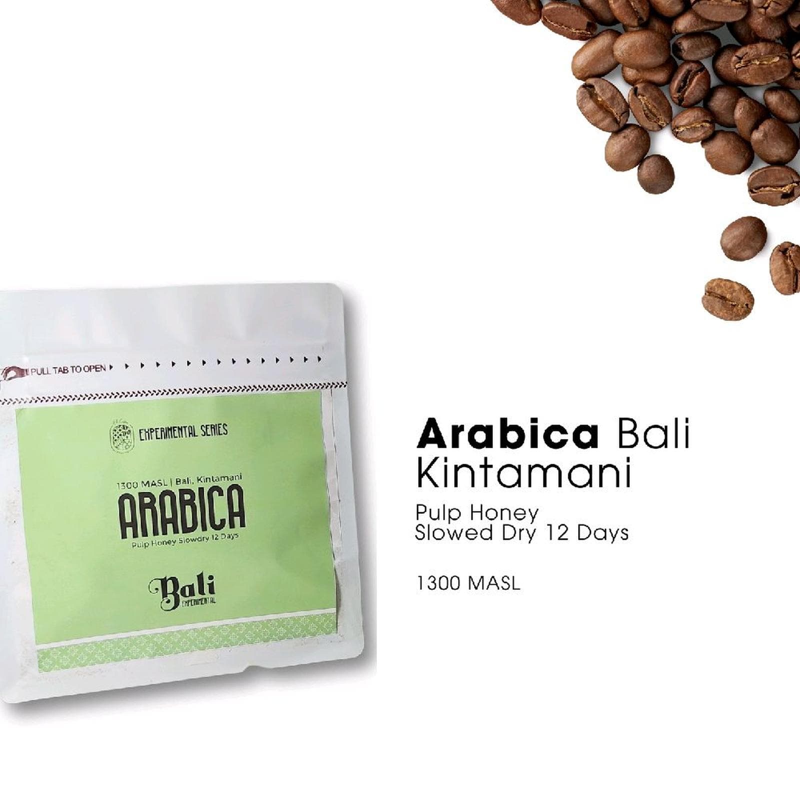 Arabica Bali Kintamani Pulp Honey Slowed Dry 21 Days