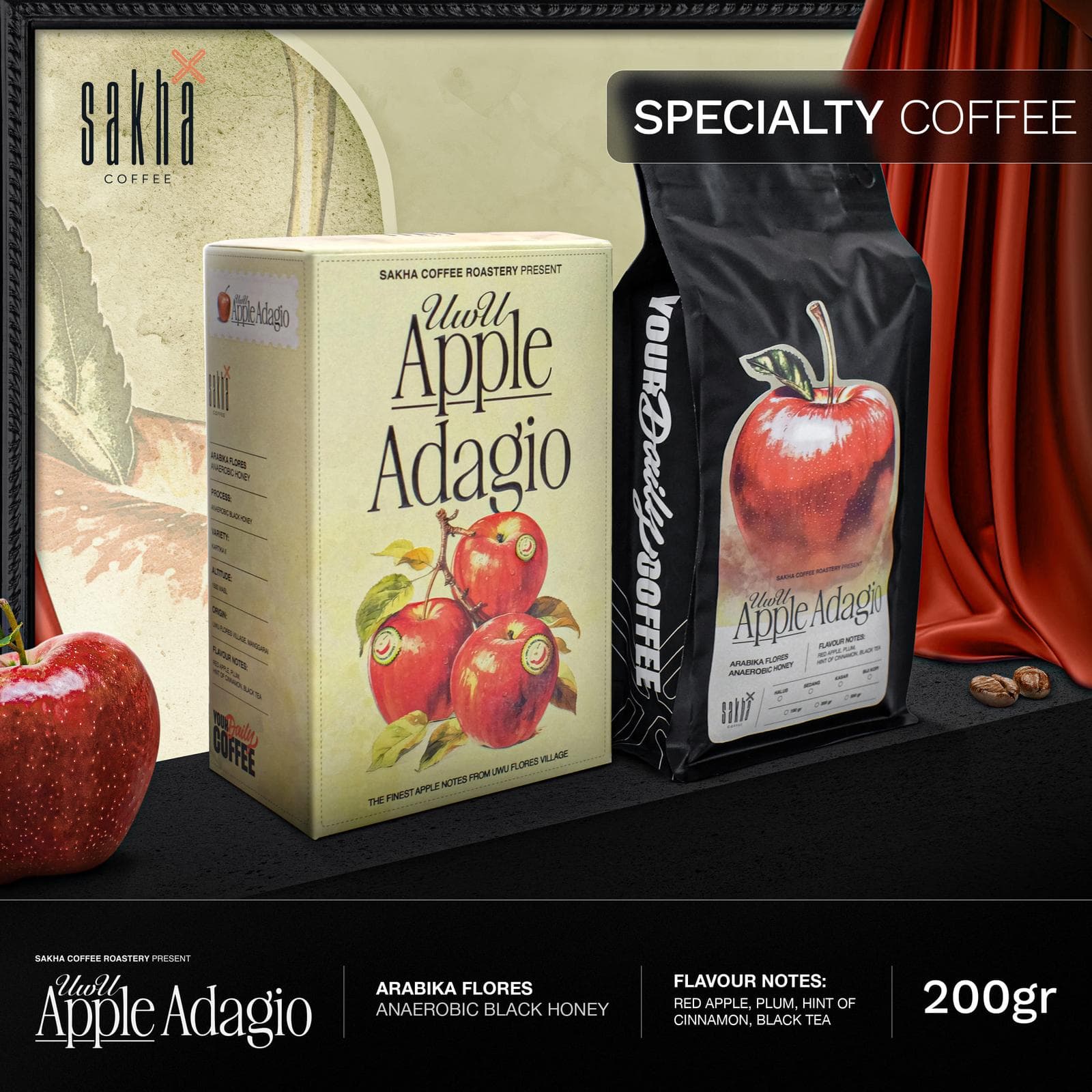 Uwu Apple Adagio Coffee Bean